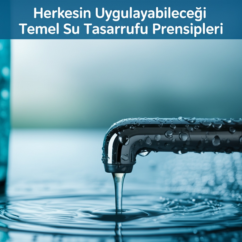 Herkesin Uygulayabileceği Temel Su Tasarrufu Prensipleri