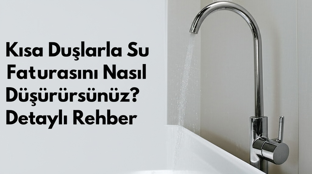 Kısa Duşlarla Su Faturasını Nasıl Düşürürsünüz? Detaylı Rehber