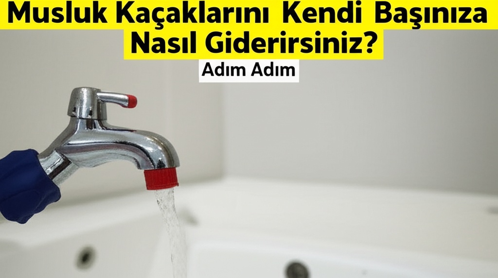 Musluk Kaçaklarını Kendi Başınıza Nasıl Giderirsiniz? Adım Adım
